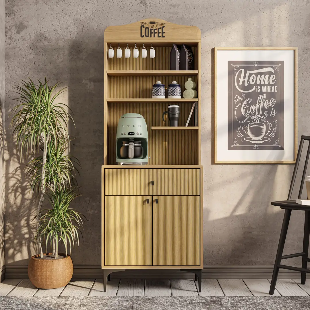 Έπιπλο Coffe Bar, Siesta 5206, 176x35x69 ,All4home